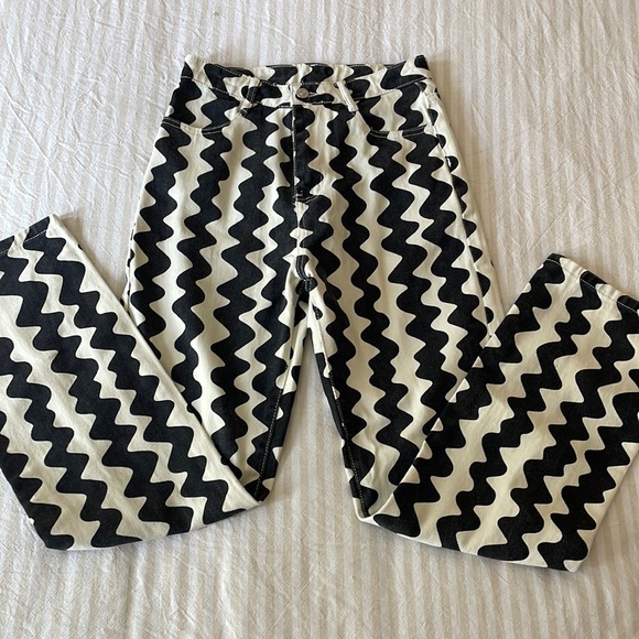 cider Denim - NEVER WORN! Super fun and funky patterned jeans!